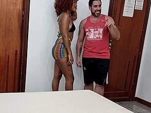 backstage footage shows latina losing anal virginity in rough sex