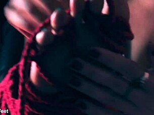 These feet only get excited with kinky games