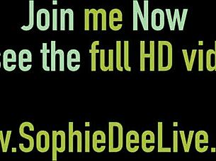 Busty sophie dee goes blonde on webcam