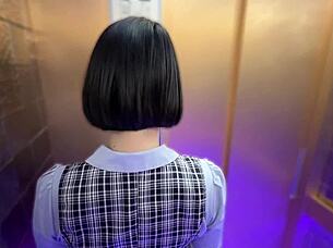 japanese amateurs try elevator sex with creampie at office