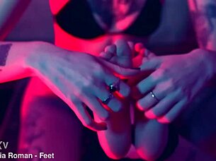 tiny foot worship and tickling domination