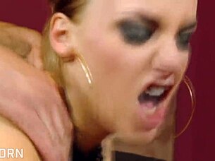 Excited Big Tits Blonde Milf Fucked Doggy With Cum On Ass