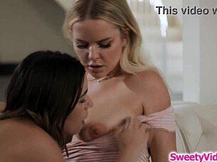 lesbian teen 18+ ass licking busty milf
