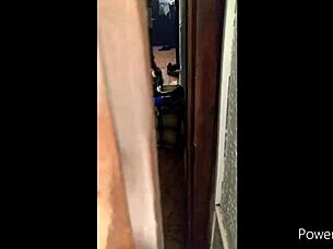 amateur couple enjoys passionate sex with watching friend