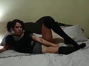 Smoking pussy upskirt tease