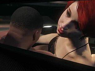 Franklin Gets Hooker Service In Gta