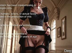 New maid gave professional blowjob ai
