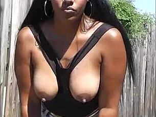 big booty redbone ebony shows tits