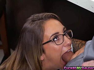 Nerd babe layla london pounded