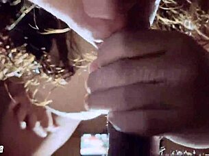 Beautiful wife sucks and swallows cum