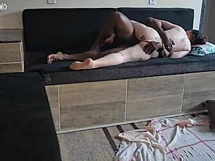 brazilian records private sofa moment with partner