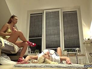 hot petite college girls party in lingerie