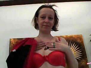 Brunette needs cock and toy