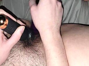 Mature Amateur Cums Wildly From Dildo Play