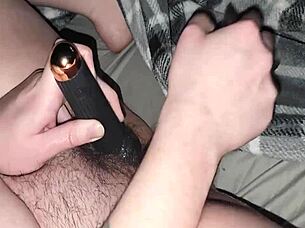 Mature Amateur Cums Wildly From Dildo Play