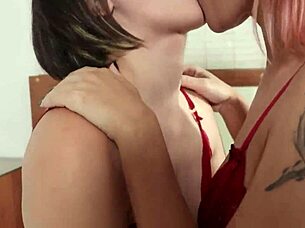Latina Rides Strapon With Hairy Wet Pussy