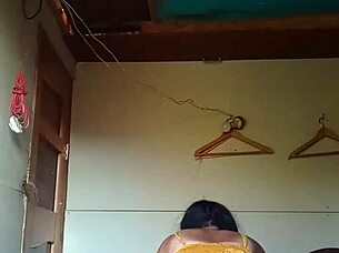curvy latina milf rides hard in bedroom pov