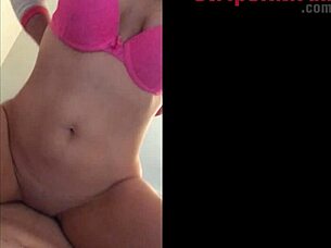 Amateur Brunette Camgirl Trish Fucking Her Boy Toy And Recording It On Cell