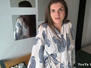 Sticky Messy Cum From Mature Cock Surprises Him