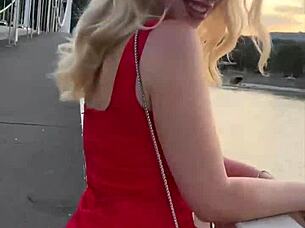 catching up with blonde beauty vera jarw in budapest