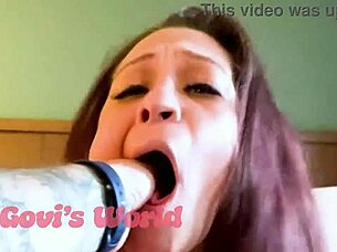 Blowing A Massive Load All Over This Latinas Face