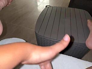 Latina fingers her wet pussy