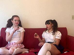 Taboo Teen Daddys Girls Smoking Cigars