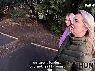 Blonde gets massage and sex
