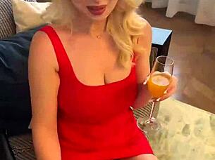 catching up with blonde beauty vera jarw in budapest