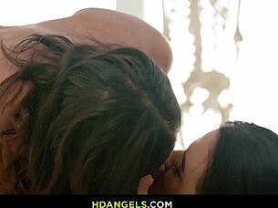 doctors examination turns playful with mature woman and younger patient