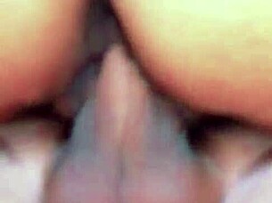 Petite student rides huge cock hard