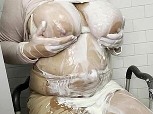 Wow BBW Trans Girl Masturbates Huge Natural Boobs In Extreme Fetish