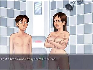 Curvy dating game shows big tits and femdom