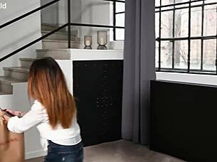 Spanish slut valentina la piedra squeals during balls deep anal