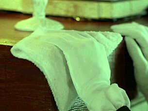 133cm cosplayer maid does solo masturbation