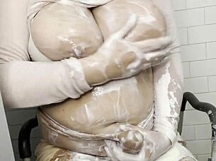 Wow BBW Trans Girl Masturbates Huge Natural Boobs In Extreme Fetish