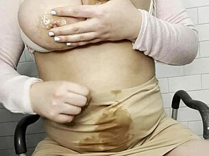 Wow BBW Trans Girl Masturbates Huge Natural Boobs In Extreme Fetish