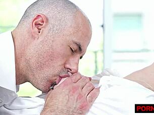 Blonde slut begs for cock after long day