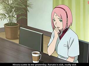 naruto fucks sarada with sakura watching hentai