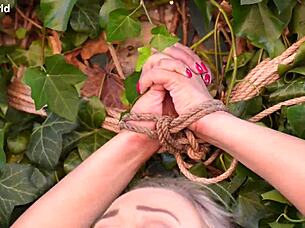 Garden discipline session with strict rules applied outdoors