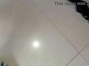 Couple pegging man dressed as woman