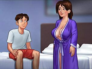 something felt different after mature figure sat beside viewer