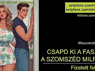Hungarian milf gives jerk off instructions in roleplay scene