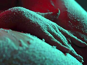 snow falling on my tits and pussy