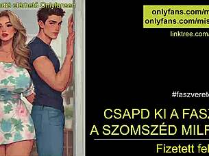 Hungarian milf gives jerk off instructions in roleplay scene