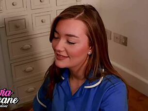 Teen Nurse Shows Off Her Oral Skills