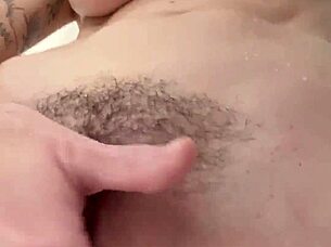 Redhead Plays With Pretty Pussy And Juicy Tits In Shower