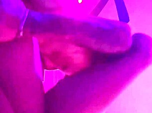 Curvy latina caught masturbating with her big tits exposed