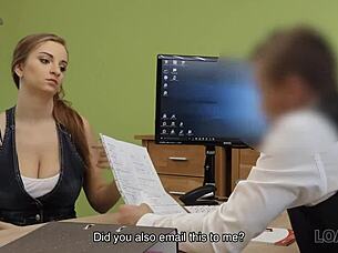 silly girl needs cash after car loan