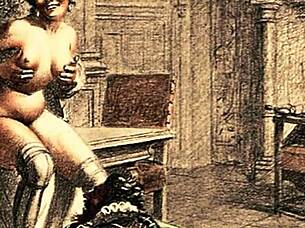 Vintage erotic drawings